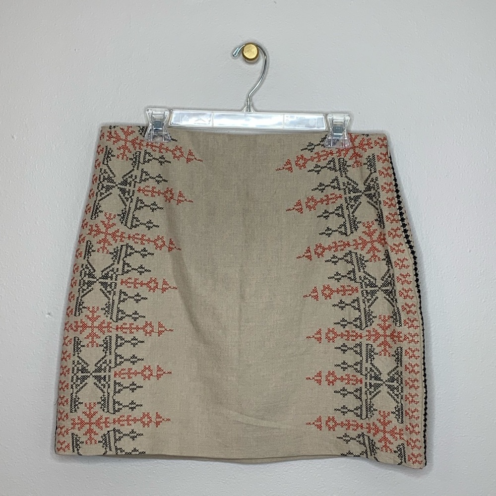 Loft | Aztec Print Skirt
